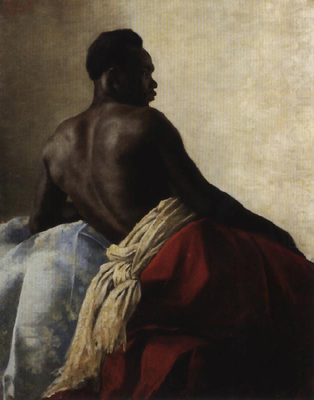 Karoly Csuzy A Nubian Man. oil painting picture